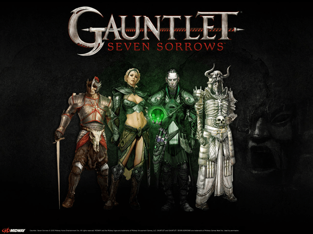 Gauntlet Seven Sorrows title screen for Xbox